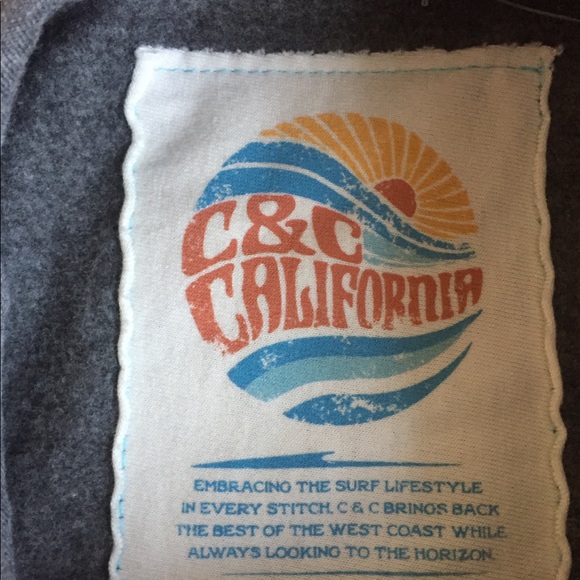 Men’s Gray California Hoodie - Picture 7 of 8